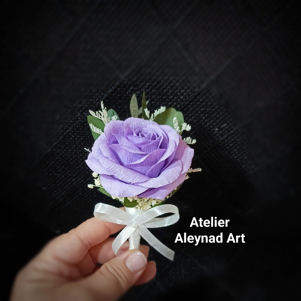 Cocarda "Purple rose"